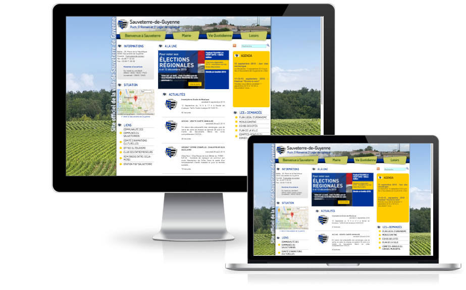 Nouveau site Internet pour Sauveterre de Guyenne